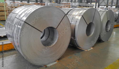 Hot Rolled steel coil straps with steel strapping, Plate metal sheet industry