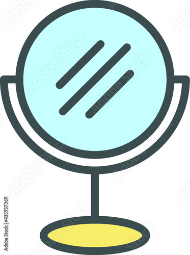 Pedestal Mirror 