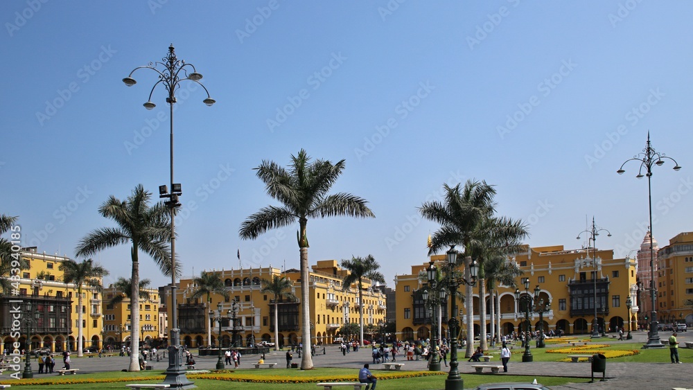 Plaza de Armas o Plaza Mayor a Lima
