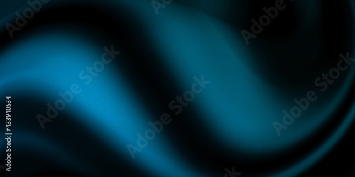 black background with blurry curved blue rays