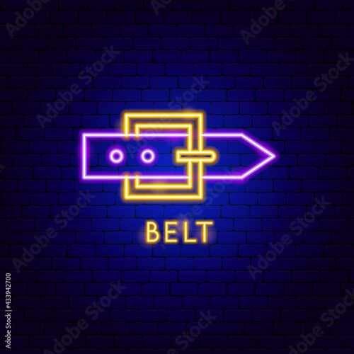 Belt Neon Label