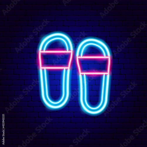 Flip Flops Neon Sign