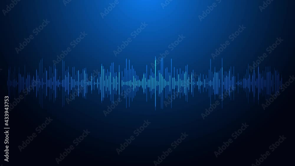  video, onda, equalizzatore, audio, voce