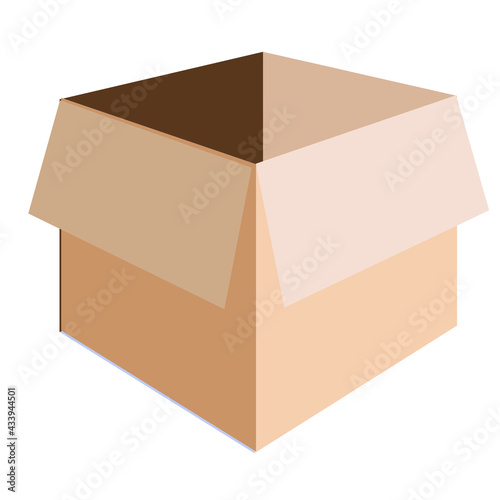 emty box, open cardboard box unboxing 