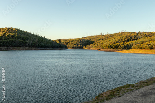 panorama of the Aguieira dam, Santa Comba Dão, district of Viseu, Portugal © paulomachado_9