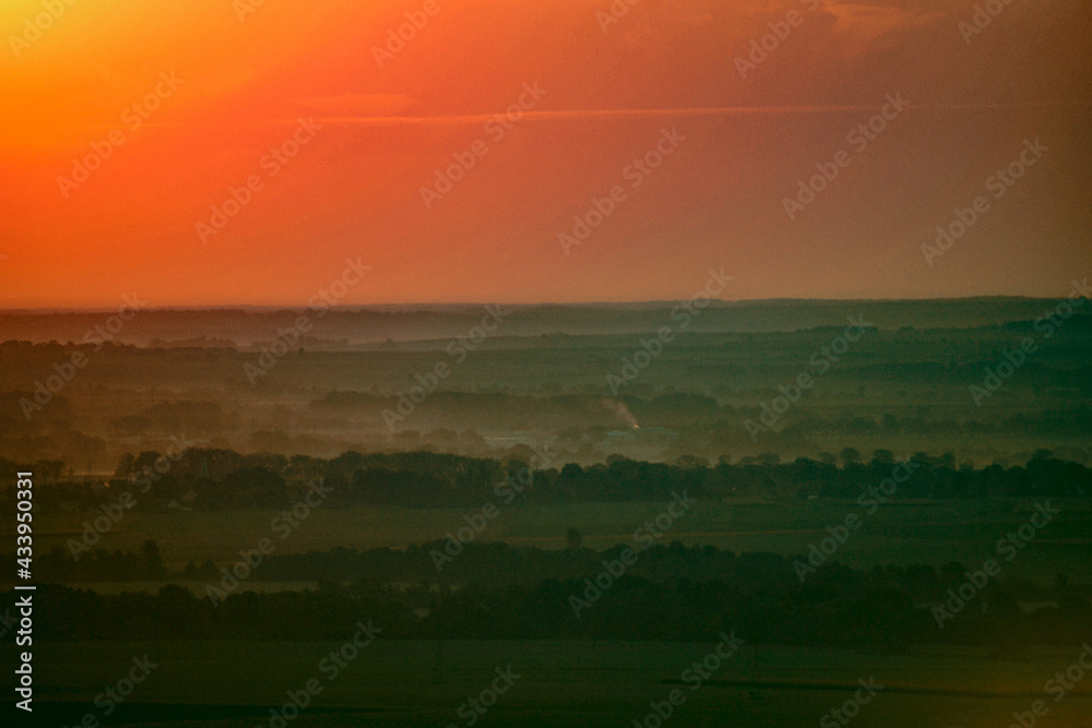 Fototapeta premium misty sunrise