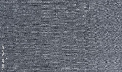 dark black canvas surface - fabric material texture in a blank background