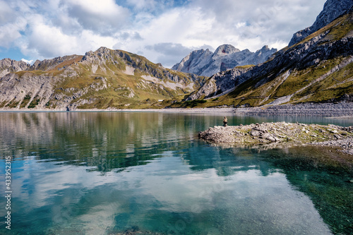 lake in the Alps mountains, Austria