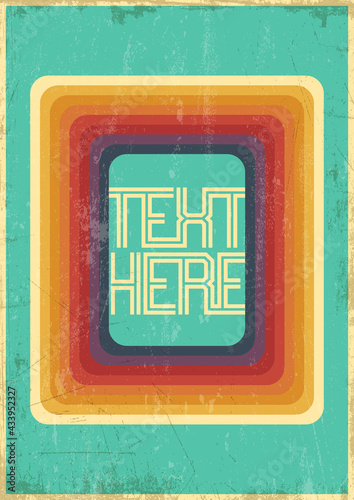 1970s Background, Vintage Colors, Grunge Texture pattern