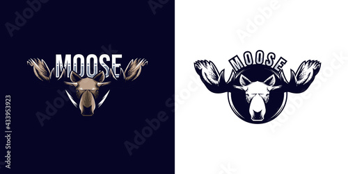 Moose Classic Logo Design Template