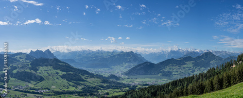 Halsegg, Großes Panorama, Gebirgskette, Fernsicht