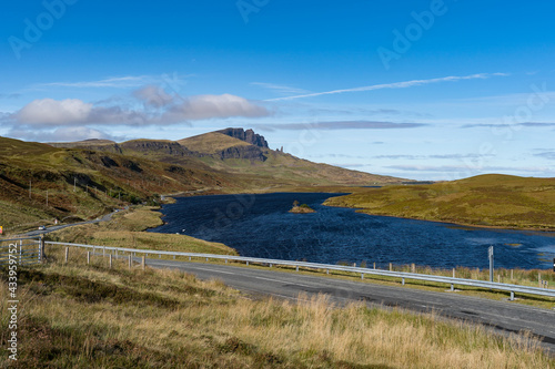 Loch Leathan during antumn, Isle fo Skye, Scotland. photo