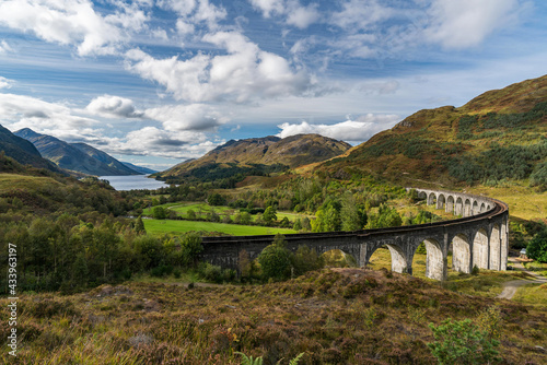 The Glenfinnan Viaduct is a whopping 380m long, making it the longest concrete railway bridge in Scotland, and it crosses the River Finnan at an impressive height of 30m.