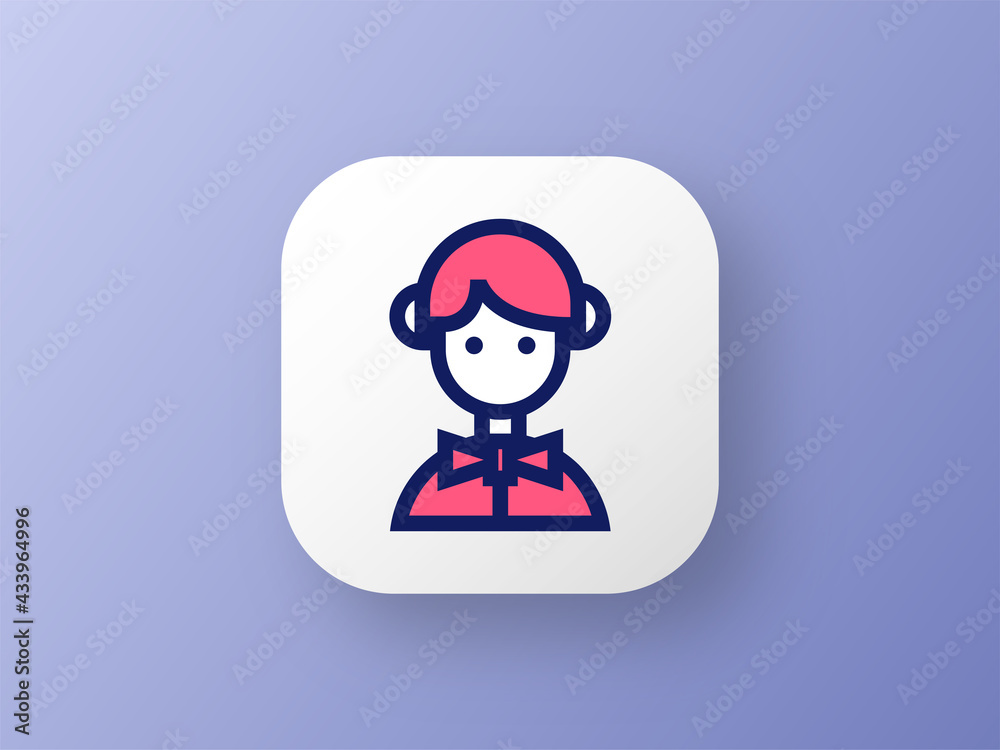 Illustration vector of groom icon design with duotone style. Perfect for logo, website, presentation, application, social media, and more. Icon design duotone style. Illustration vector of groom icon design with duotone style. Perfect for logo, website, presentation, application, social media, and more. Icon design duotone style.