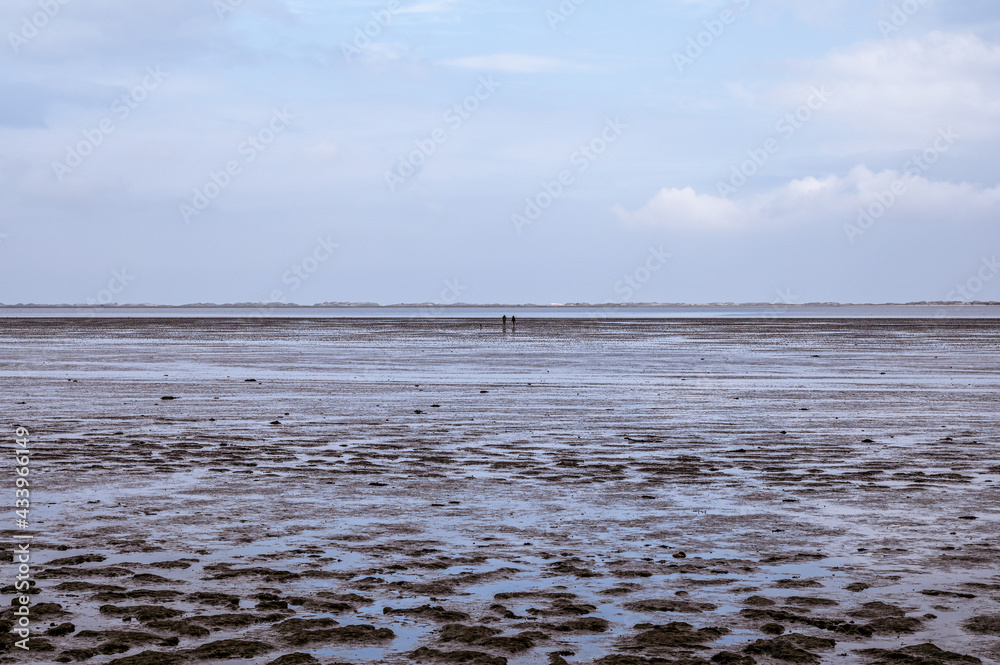 The Wadden Sea on the North Sea coast in Lower Saxony Germany