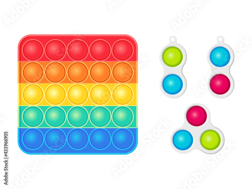 Antistress toys fidget sensory pop it and simple dimple
