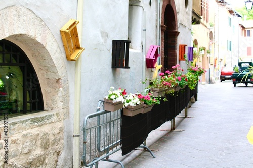 Fototapeta Naklejka Na Ścianę i Meble -  street in the old town of island