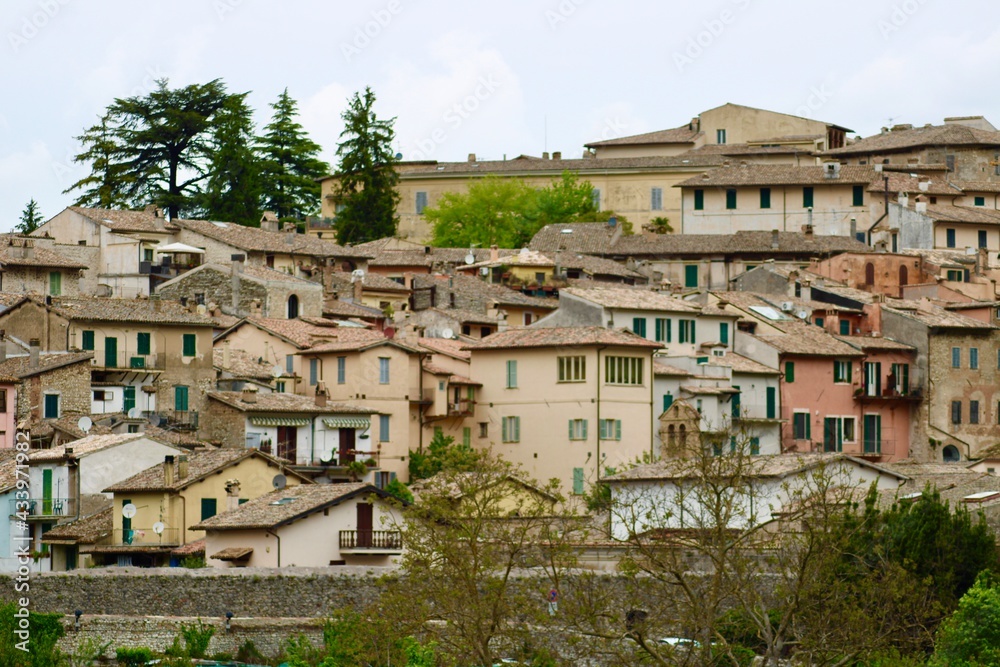 view of the city of spoleto 