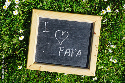 I love dad written in Dutch photo