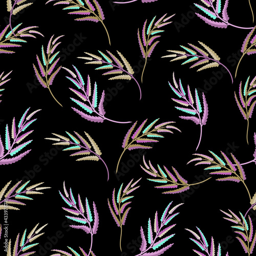 Fern Leaves Seamless Pattern