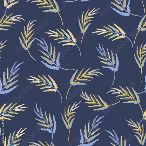 Fern Leaves Seamless Pattern