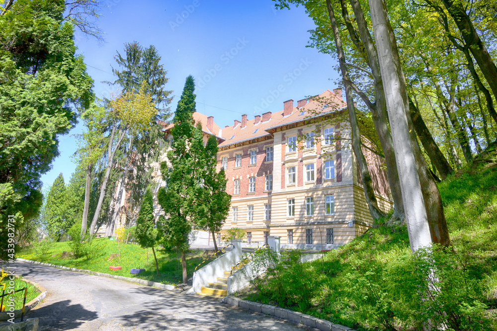 Lviv City Old Architecture in the spring season