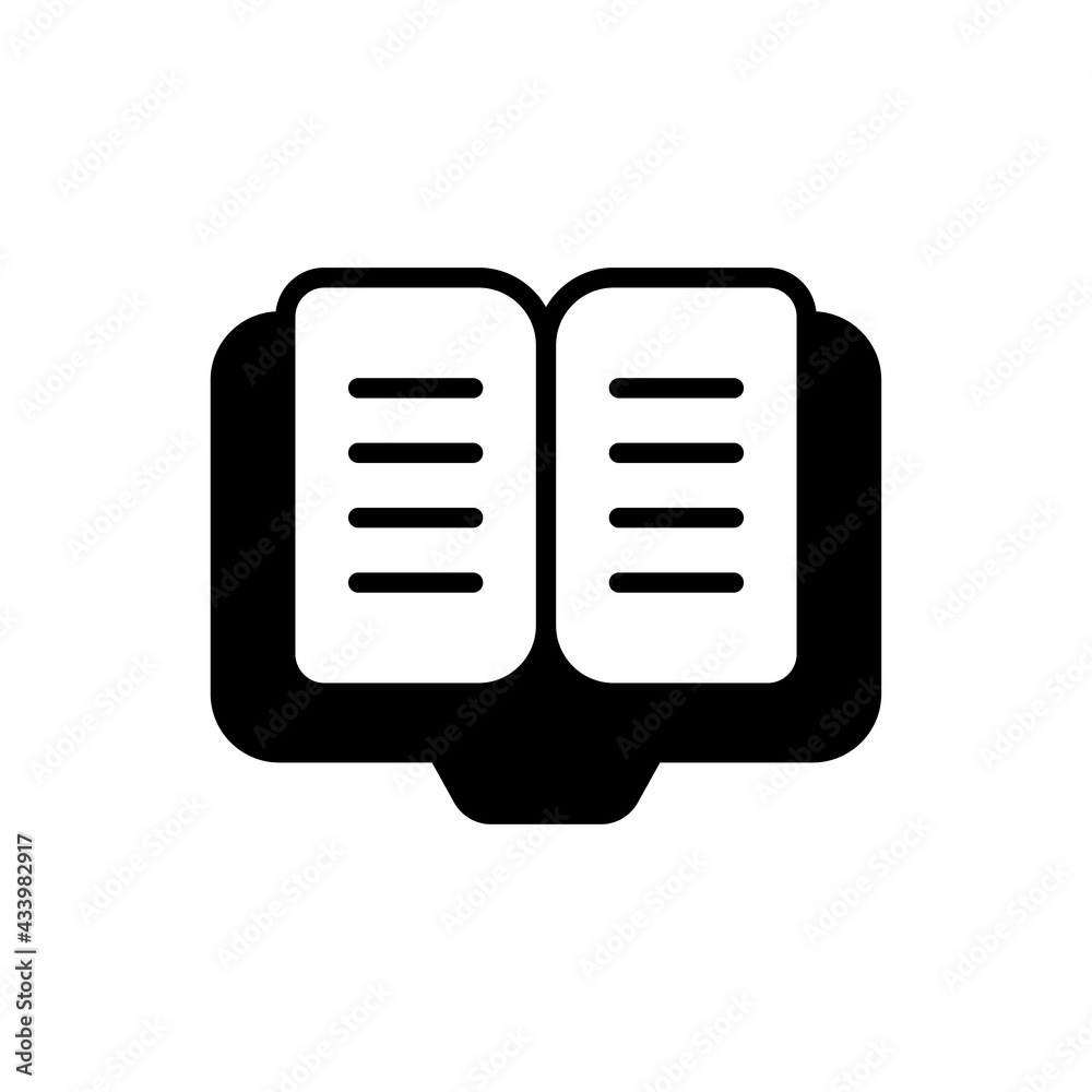 Book Vector Solid Icon. EPS 10 FIle
