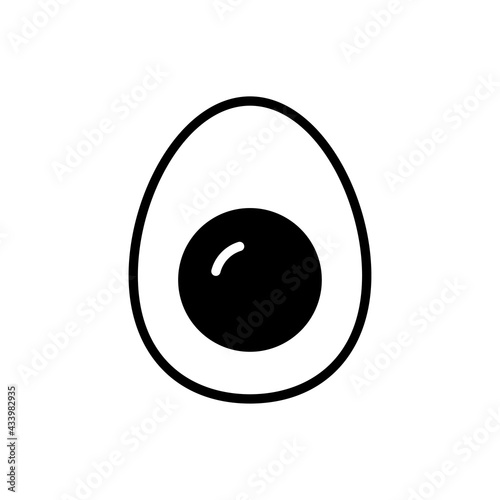 Egg Vector Solid Icon. EPS 10 FIle
