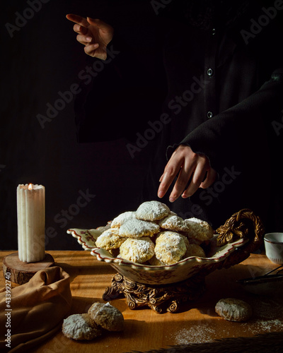 Cookies on a table