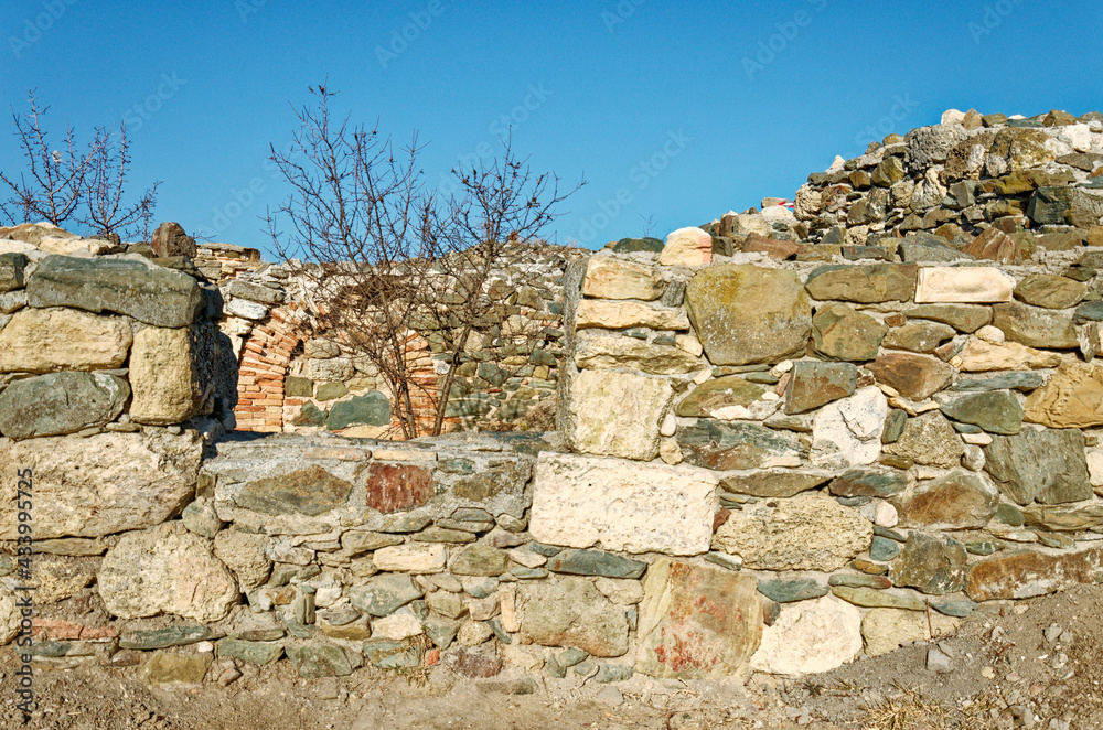 Roman ruins of Histria citadel - Romania