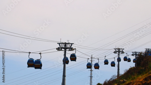 cableway on the mountain