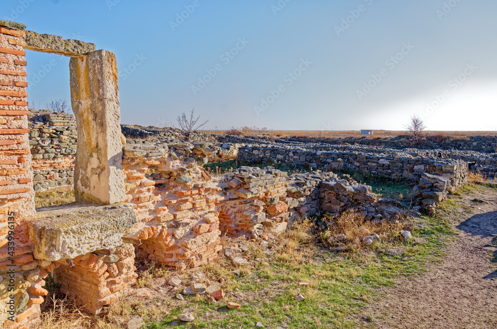 Roman ruins of Histria citadel - Romania