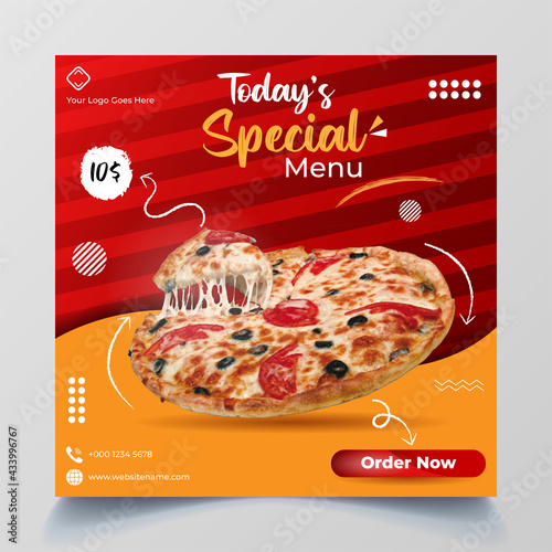 Promotional Food Offer Social Media Post Template