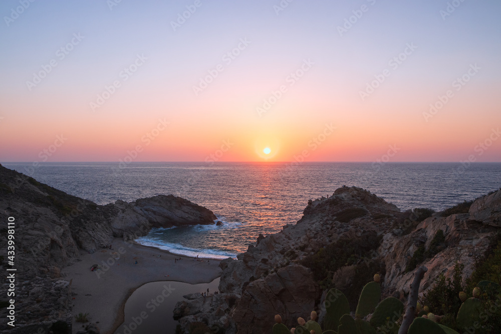 Beautiful cove at the laid-back Greek island of Ikaria. Beautiful cove at the laid-back Greek island of Ikaria.