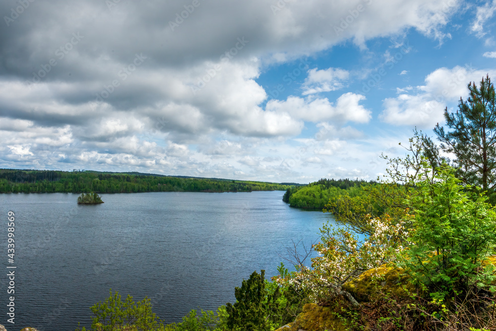 lake and sky