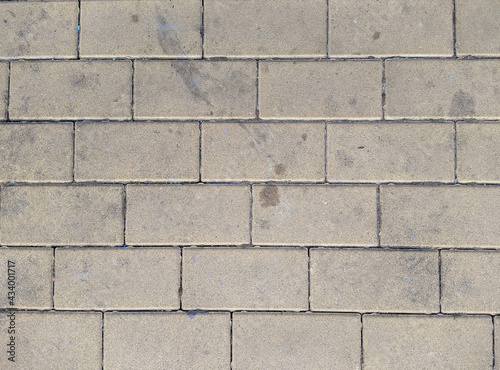 texture and background of the tiled sidewalk