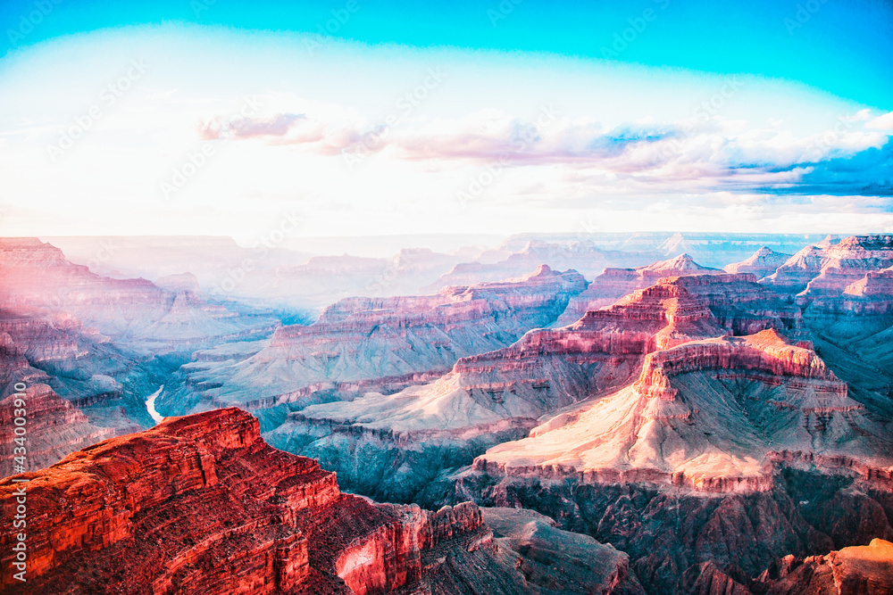 View from the South Rim of the Grand Canyon National Park, United States of America