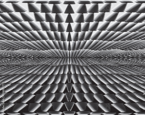 Abstract dotted background. Noise structure with disks