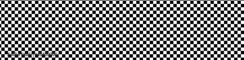 Wide format checkered patteren, background. Chequered backdrop. Chessboard, checkerboard texture photo