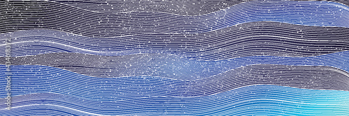 波　海　和紙　背景