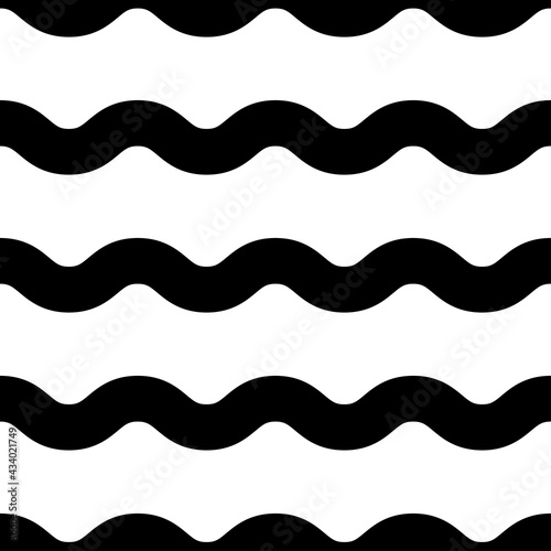 Wavy, waving, wave repeatable lines, stripes, streaks pattern