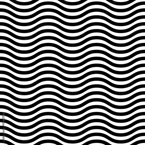 Wavy, waving, wave repeatable lines, stripes, streaks pattern