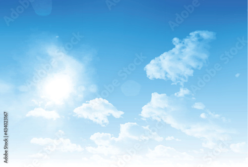 空　雲　風景　背景
