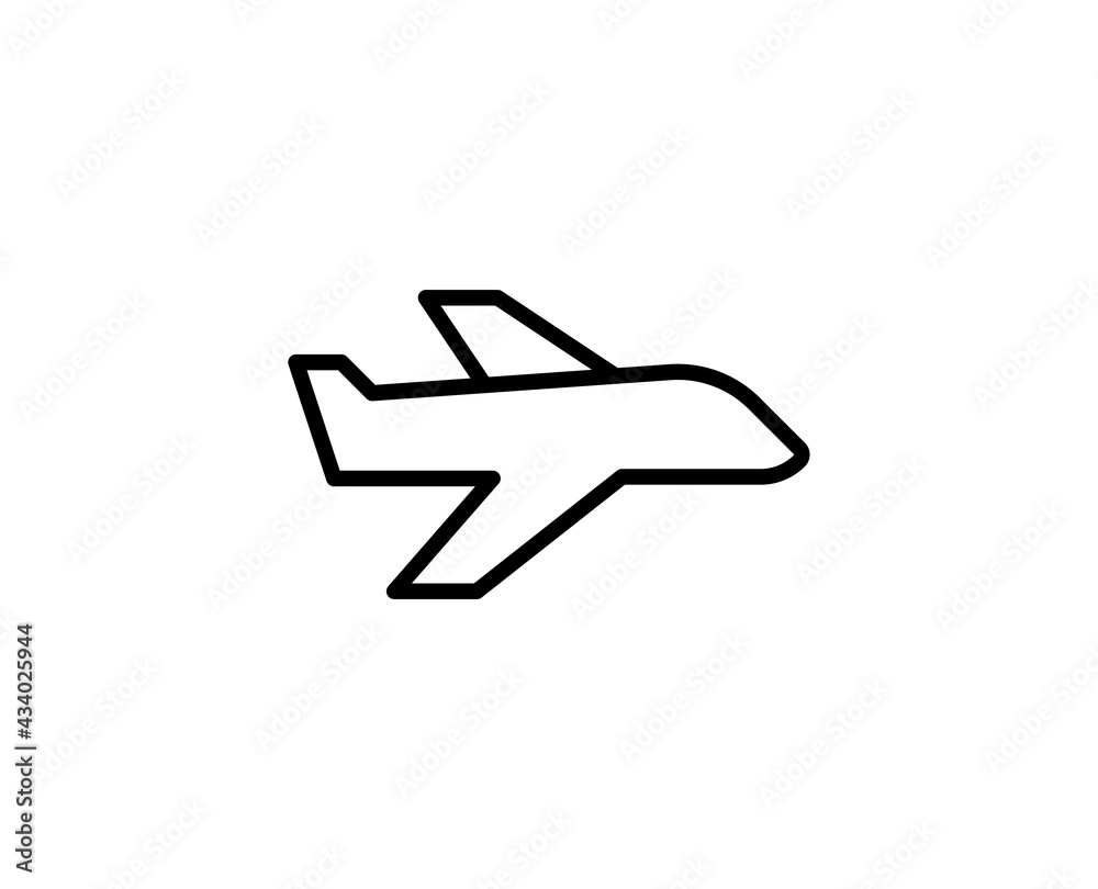 Plane line icon Plane line icon