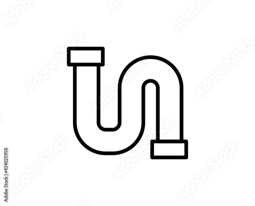 Tableau sur toile Plumb line icon