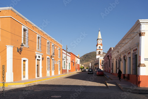 Calle principal de Mascota Jalisco México.