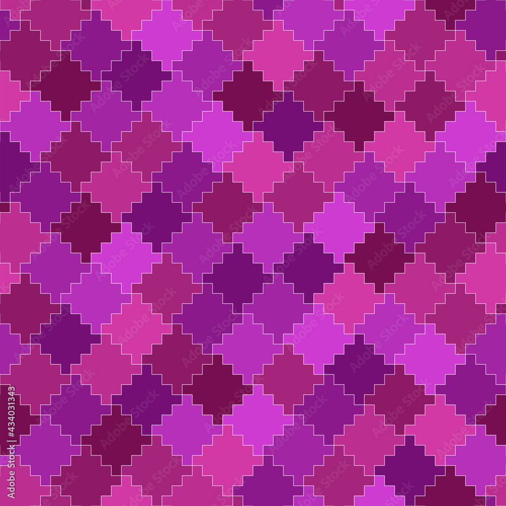 abstract geometric shapes. vector seamless pattern. maroon purple patchwork carpet. repetitive background. fabric swatch. wrapping paper. continuous print. endless design element for decor, textile abstract geometric shapes. vector seamless pattern. maroon purple patchwork carpet. repetitive background. fabric swatch. wrapping paper. continuous print. endless design element for decor, textile