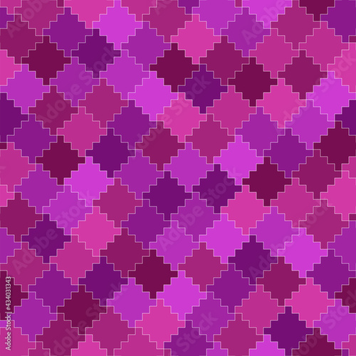 abstract geometric shapes. vector seamless pattern. maroon purple patchwork carpet. repetitive background. fabric swatch. wrapping paper. continuous print. endless design element for decor, textile