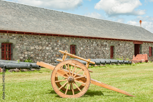 Cart to Demonstrate how they were Historically Replicated with Canon Background photo