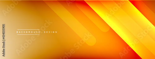 Dynamic lines abstract background. 3D shadow effects and fluid gradients. Modern overlapping forms